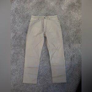 The North Face Men's khaki canvas pants sz 34